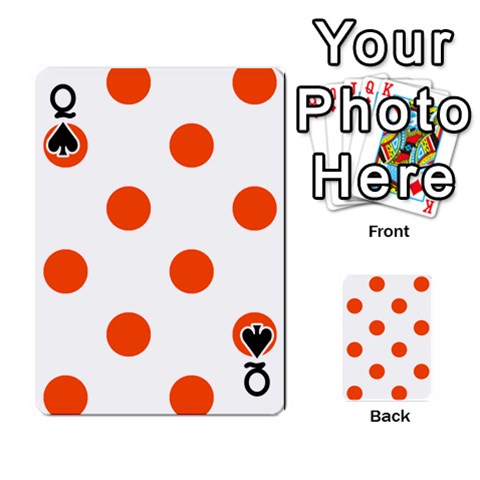 Queen Polka Dots Front - SpadeQ