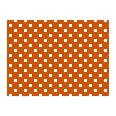 Polka Dots 35 x27  Blanket Front