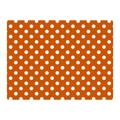 Polka Dots 35 x27  Blanket Back