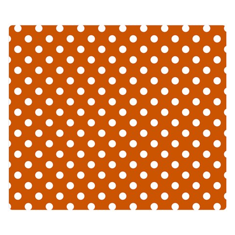 Polka Dots 50 x40  Blanket Front