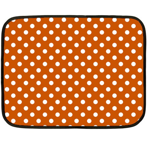 Polka Dots 35 x27  Blanket Front