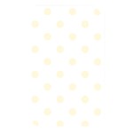 Polka Dots - Cornsilk Yellow on White Memory Card Reader (Rectangular)