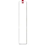 Polka Dots - Cornsilk Yellow on White Large Book Mark