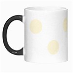 Polka Dots - Cornsilk Yellow on White Morph Mug