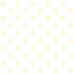 Polka Dots - Cornsilk Yellow on White ScrapBook Page 12  x 12 