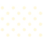 Polka Dots - Cornsilk Yellow on White Birthday Cake 3D Greeting Card (7x5)