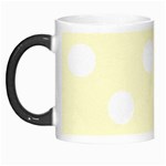 Polka Dots - White on Cream Yellow Morph Mug