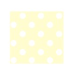 Polka Dots - White on Cream Yellow Greeting Card 5  x 7 