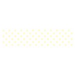 Polka Dots - Cream Yellow on White Satin Scarf (Oblong)