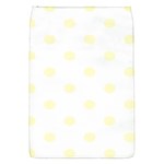 Polka Dots - Cream Yellow on White Removable Flap Cover (S)