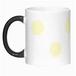 Polka Dots - Cream Yellow on White Morph Mug
