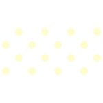 Polka Dots - Cream Yellow on White YOU ARE INVITED 3D Greeting Card (8x4)