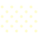 Polka Dots - Cream Yellow on White Birthday Cake 3D Greeting Card (7x5)