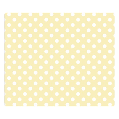 Polka Dots 50 x40  Blanket Back