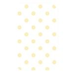 Polka Dots - Blond Yellow on White Memory Card Reader (Rectangular)