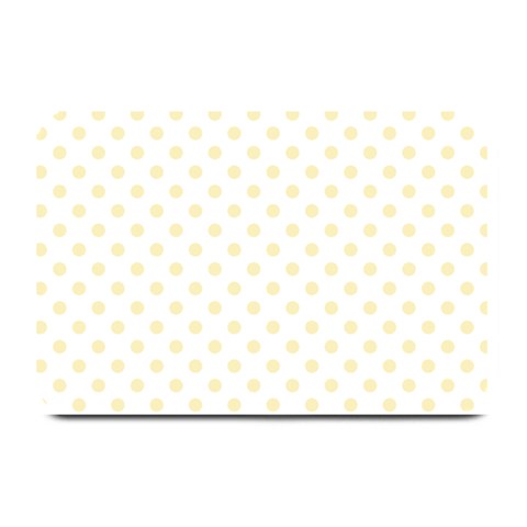 Polka Dots 18 x12  Plate Mat