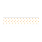 Polka Dots - Navajo White Yellow on White Flano Scarf (Mini)