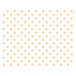 Polka Dots - Navajo White Yellow on White Double Sided Flano Blanket (Medium)