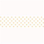 Polka Dots - Navajo White Yellow on White Medium Bar Mat