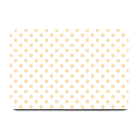 Polka Dots 18 x12  Plate Mat
