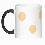 Polka Dots - Navajo White Yellow on White Morph Mug