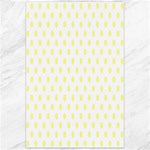 Polka Dots - Pastel Yellow on White Canvas 24  x 36 