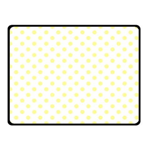 Polka Dots 45 x34  Blanket Front