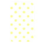 Polka Dots - Pastel Yellow on White Memory Card Reader (Rectangular)