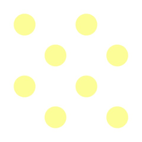 Polka Dots 3.75 x3.75  Memopad