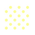 Polka Dots - Pastel Yellow on White Greeting Card 5  x 7 
