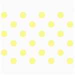Polka Dots - Pastel Yellow on White 5  x 7  Photo Cards