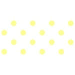 Polka Dots - Pastel Yellow on White YOU ARE INVITED 3D Greeting Card (8x4)