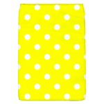 Polka Dots - White on Yellow Removable Flap Cover (L)