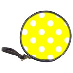 Polka Dots - White on Yellow Classic 20-CD Wallet