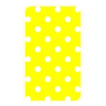 Polka Dots - White on Yellow Memory Card Reader (Rectangular)