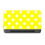 Polka Dots - White on Yellow Memory Card Reader with CF