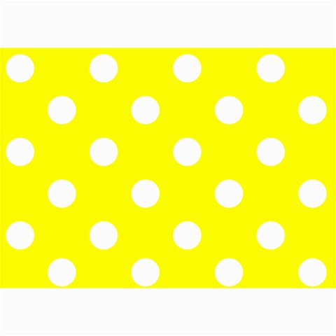 Polka Dots 7 x5  Photo Card - 2