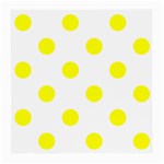 Polka Dots - Yellow on White Medium Glasses Cloth