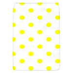 Polka Dots - Yellow on White Removable Flap Cover (S)