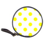 Polka Dots - Yellow on White Classic 20-CD Wallet