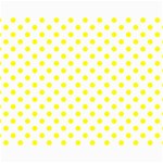 Polka Dots - Yellow on White Collage 11  x 14 