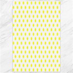 Polka Dots - Yellow on White Canvas 24  x 36 