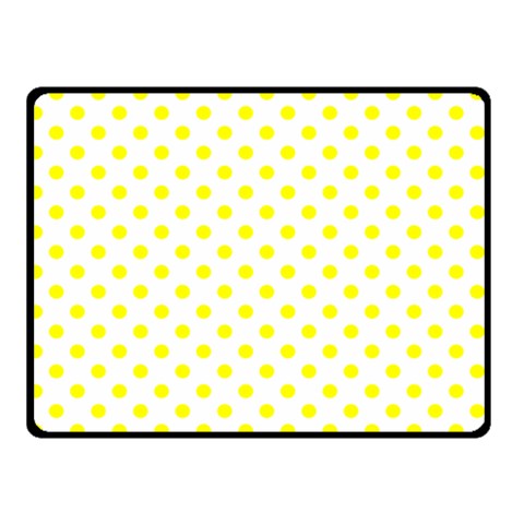 Polka Dots 45 x34  Blanket Front