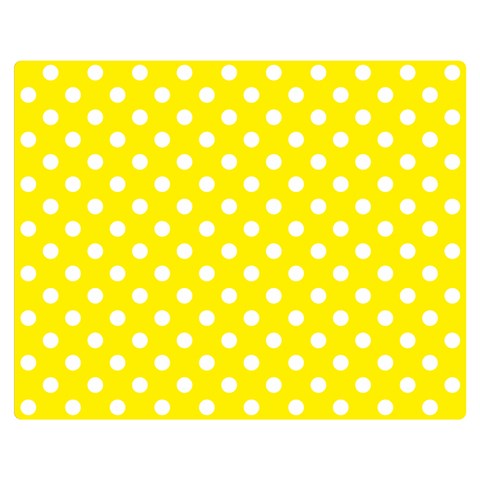 Polka Dots 60 x50  Blanket Front