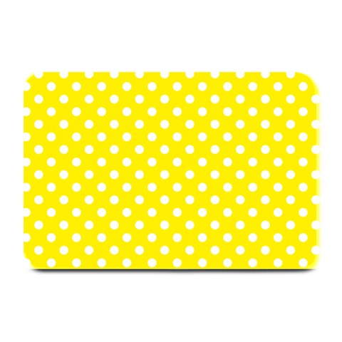 Polka Dots 18 x12  Plate Mat