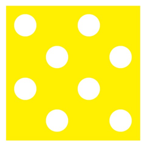 Polka Dots 3.75 x3.75  Memopad