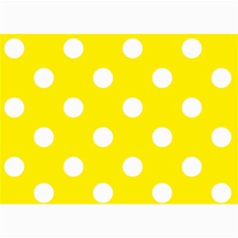 Polka Dots 7 x5  Photo Card - 2