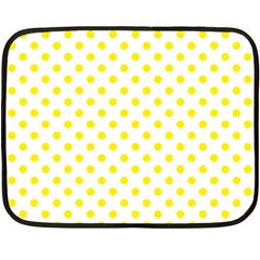Polka Dots 35 x27  Blanket Back