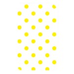 Polka Dots - Canary Yellow on White Memory Card Reader (Rectangular)