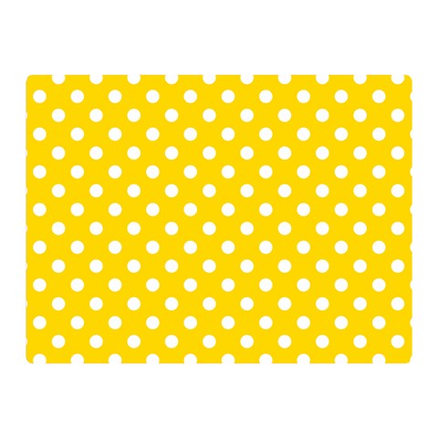 Polka Dots 35 x27  Blanket Back